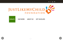 Tablet Screenshot of justlikemychild.org